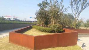 濠江耐候钢挡土墙